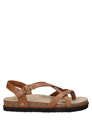 Fae leren sandalen cognac