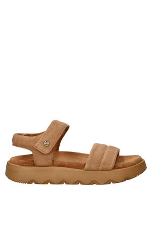 Bety suède sandalen cognac