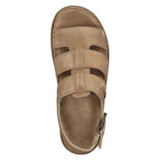 thumbnail: Warmbat Australia Wenlock suède sandalen met plateauzool zand
