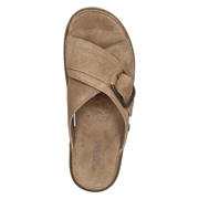 thumbnail: Warmbat Australia suède slippers met plateauzool zand