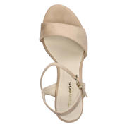 thumbnail: Tamaris suède sandalen met hak beige