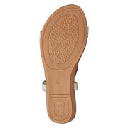 thumbnail: Dolcis imitatieleren sandalen met strass steentjes goud