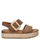 Gabor suède sandalen bruin