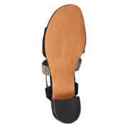 thumbnail: Marco Tozzi suèdelook sandalen met blokhak zwart
