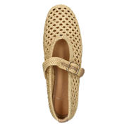 thumbnail: Nelson ballerina's met gevlochten beige