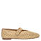 Nelson ballerina's met gevlochten beige