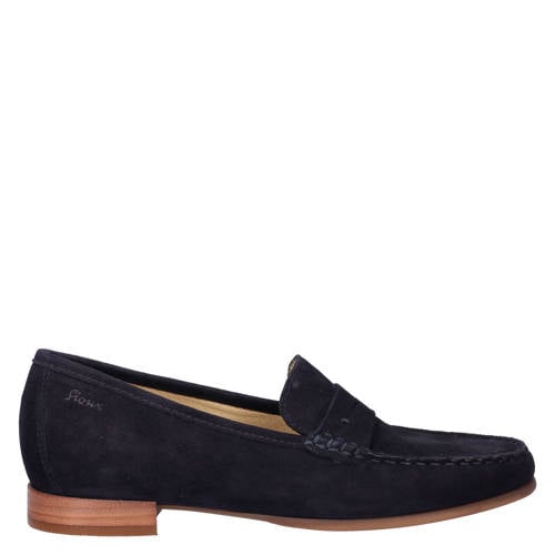 Sioux suède loafers donkerblauw afbeelding