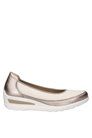 Zurich 2.0 leren instappers beige/brons