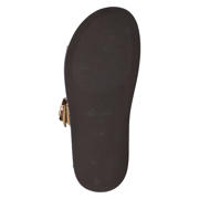 thumbnail: Nelson suède sandalen met studs bruin