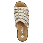 thumbnail: Rieker slippers met sleehak ecru