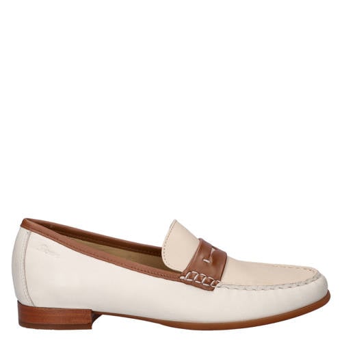 Sioux Rosikena leren loafers ecru/beige afbeelding