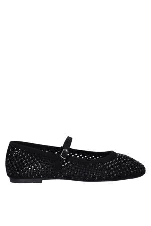 ballerina's met strass zwart
