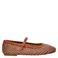 Nelson ballerina's met strass cognac