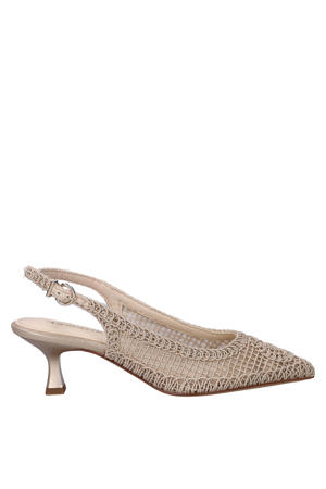 slingback pumps goud