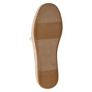 thumbnail: Toms Carolina Lace up katoenen espadrilles met plateauzool beige/zwart