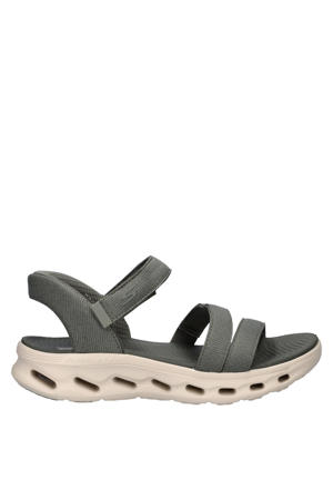 Hands Free Slip-Ins Glide Step sandalen donkergroen