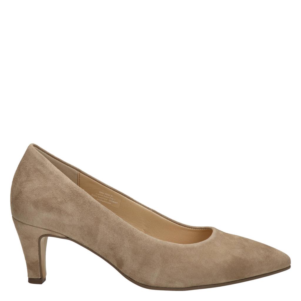 Beige dames Gabor suède pumps