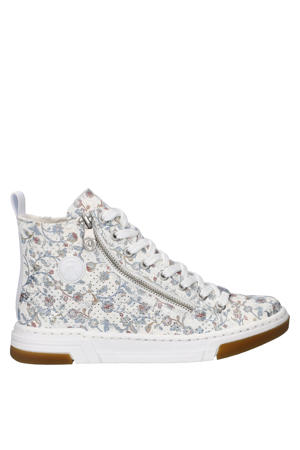 sneakers wit/lichtblauw