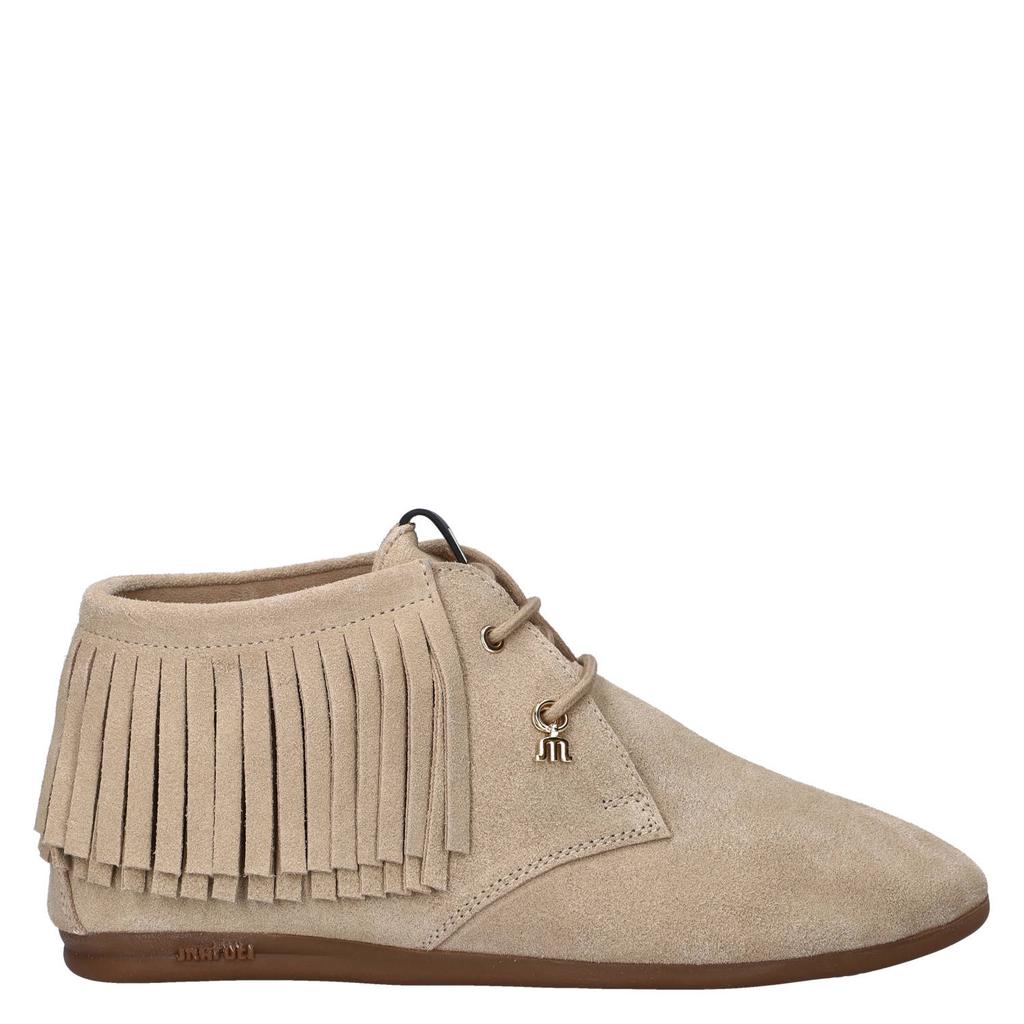 Beige dames Maruti Eden suède veterboots
