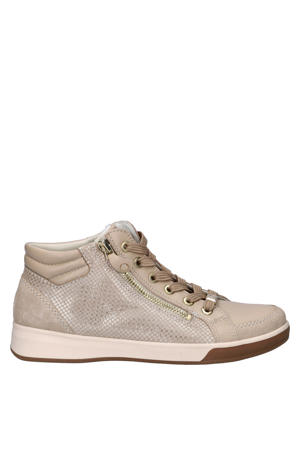 Rom leren sneakers beige