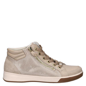 Rom leren sneakers beige