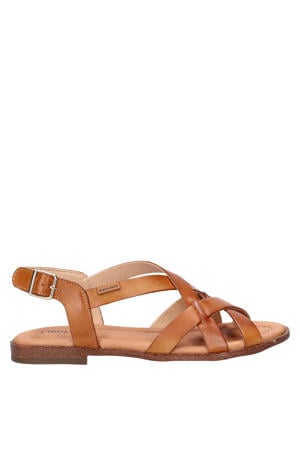 Algar leren sandalen cognac