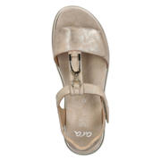 thumbnail: Ara Bilbao leren sandalen met sleehak goud
