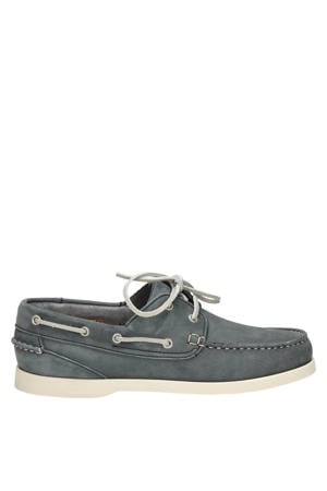 suède bootschoenen grijs