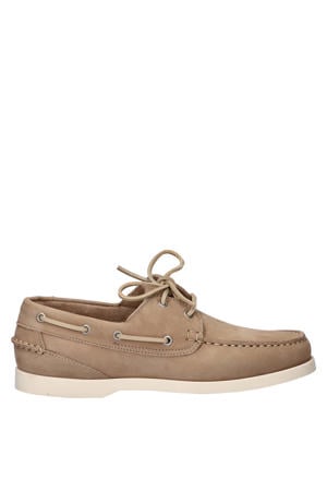 suède bootschoenen cognac