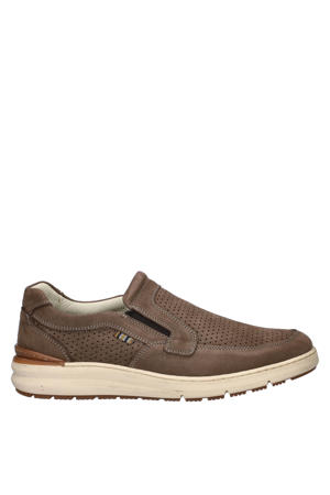nubuck instappers taupe