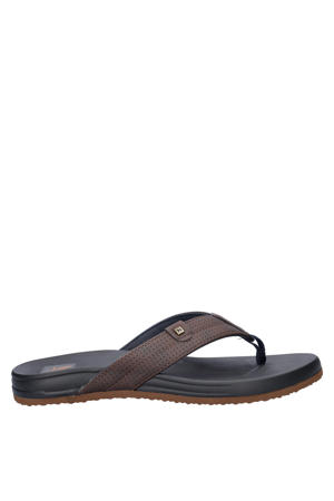 teenslippers donkerbruin