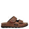 Nelson leren slippers cognac