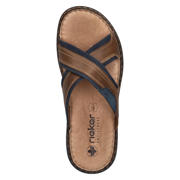 thumbnail: Rieker imitatieleren slippers bruin