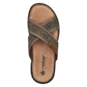 thumbnail: Rieker imitatieleren slippers taupe