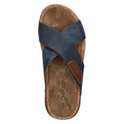 thumbnail: Rieker imitatieleren slippers donkerblauw