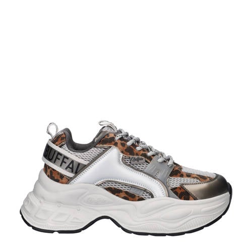 Buffalo Yuno One chunky sneakers zilver/panter afbeelding