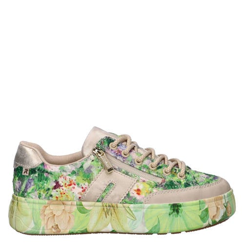Rieker gebloemde sneakers groen afbeelding