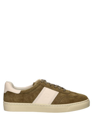 Lisbon suède sneakers kaki
