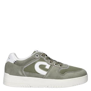 suède sneakers groen