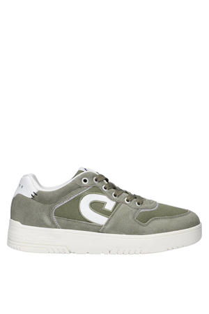 suède sneakers groen