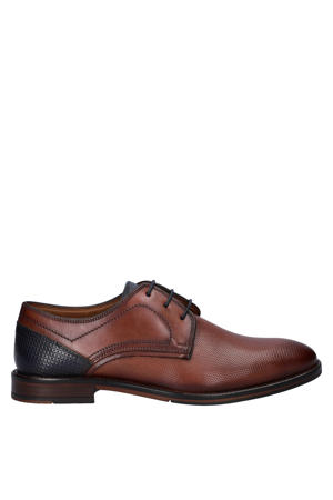 leren veterschoenen cognac