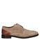 Nelson suède veterschoenen beige