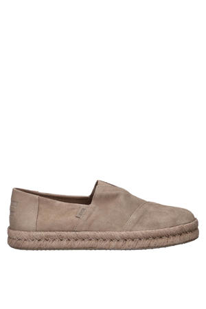 suède espadrilles beige