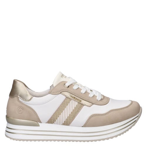 Remonte sneakers beige/wit afbeelding