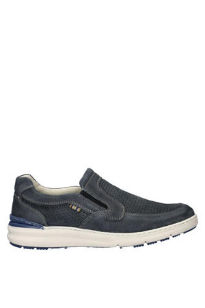 nubuck instappers donkerblauw