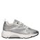 Cruyff Madina chunky leren sneakers zilver