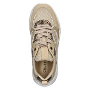 thumbnail: Cruyff Madina chunky leren sneakers beige