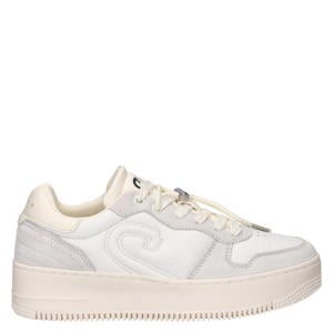 leren sneakers ecru