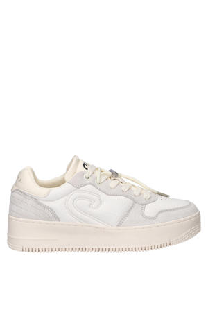 leren sneakers ecru