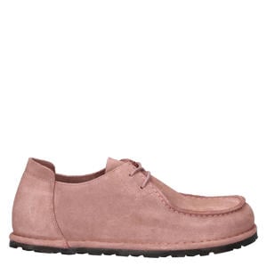 Utti Lace suède veterschoenen roze